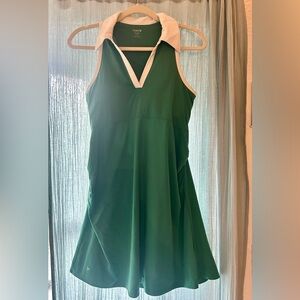 Old Navy Green Dress with Flattering Fit